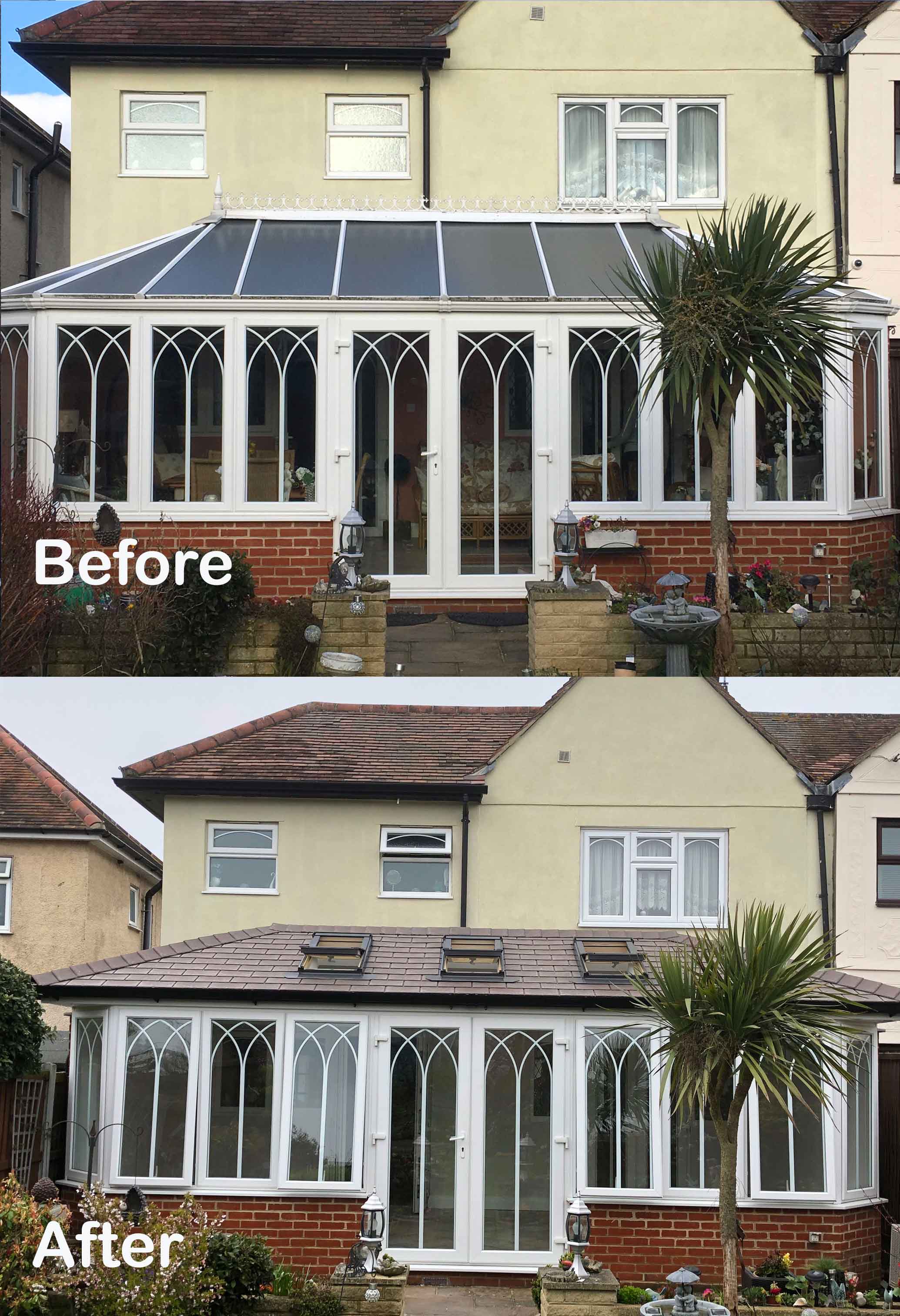 Conservatories Before and After
