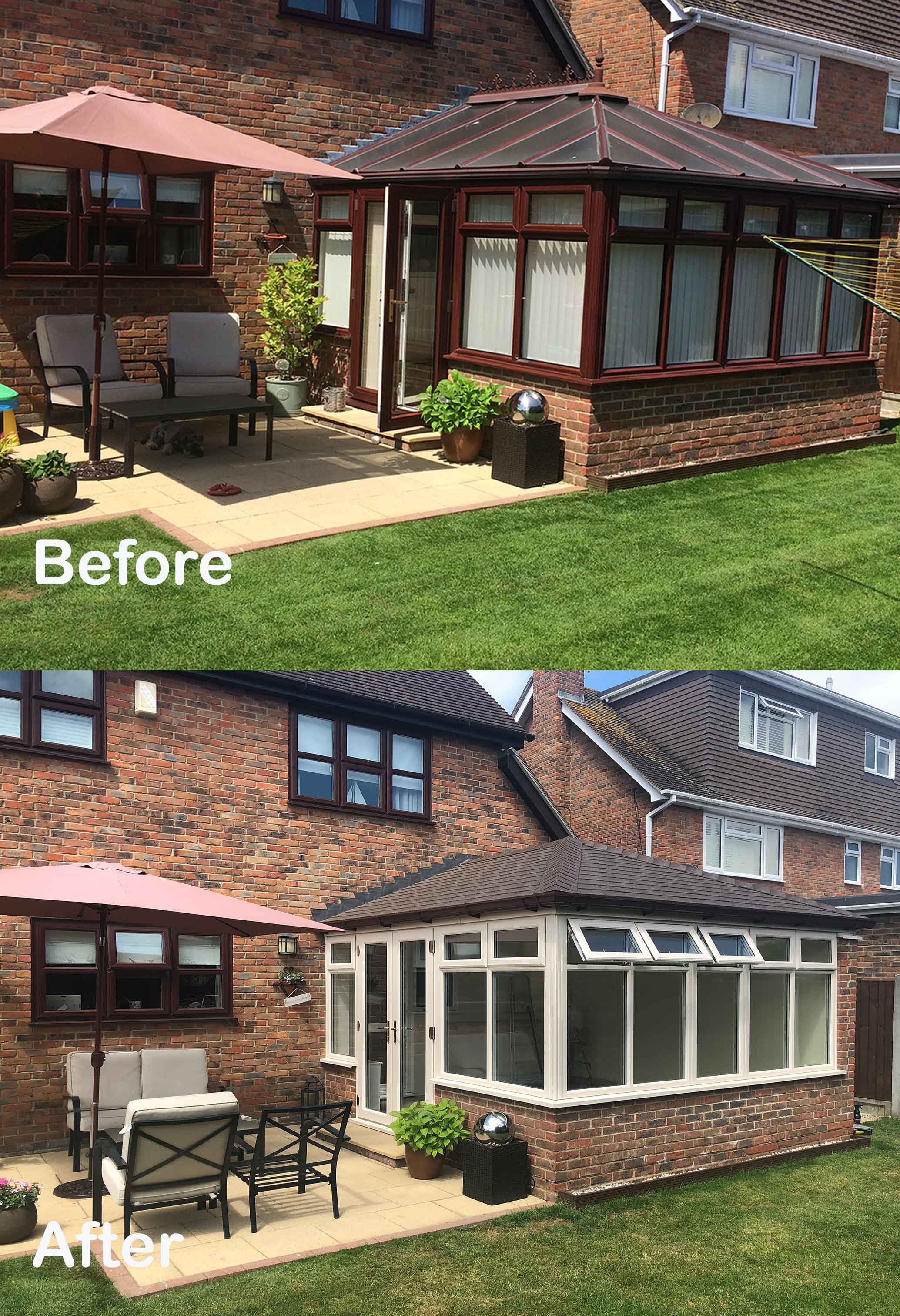 Conservatories Before and After