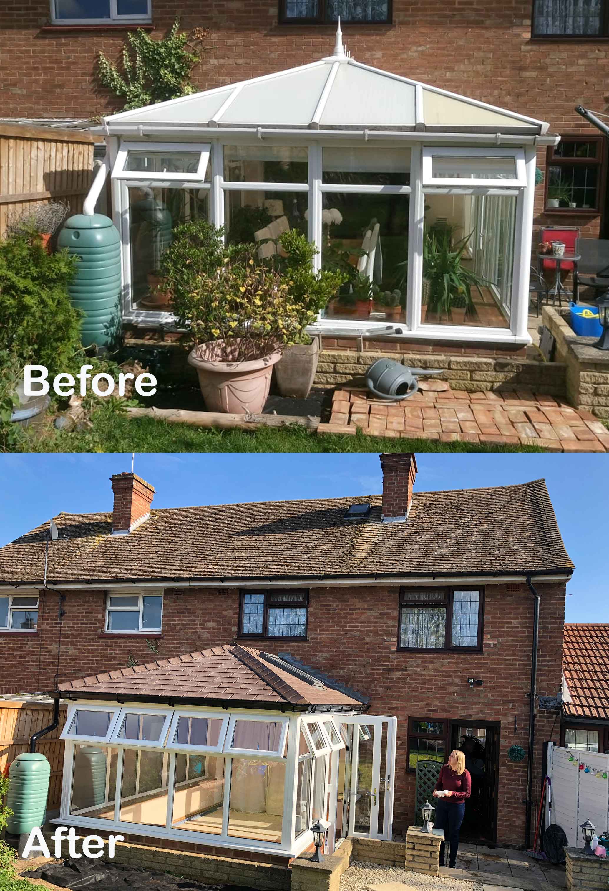 Conservatories Before and After
