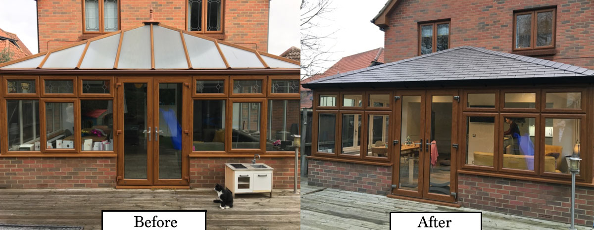 Conservatories Before and After